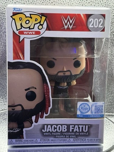 Funko Pop! Jacob Fatu #202 WWE  Exclusive Vinyl Figure + PROTECTOR