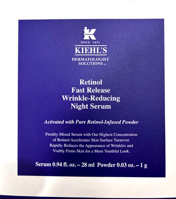 Kiehl's Fast Release Wrinkle Reducing Retinol Night Serum 0.94 fl. oz.