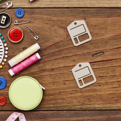 100 PCS Cross Winding Bobbins Embroidery Organizer Drop Craft Floss