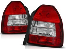 Rear Lights For Honda Civic 1995 1996 1997 1998 1999-2001 Hatchback 3d Red White