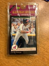 Upper Deck 5th Anniversary Limited Subset with Oversized Carlos Baerga Card