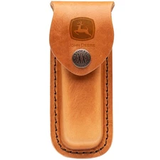 CASE XX KNIVES JOHN DEERE SHEATH - BROWN LEATHER (MEDIUM) (15778) POCKET KNIFE