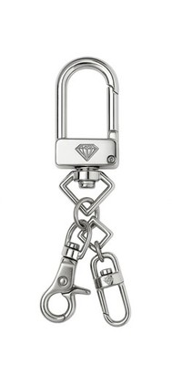 Diamond Supply Co U Lock Key Chain Silver Carabiner New in Box