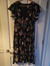 Ladies Midi Floral Floaty Dress By ASOS. Size 12