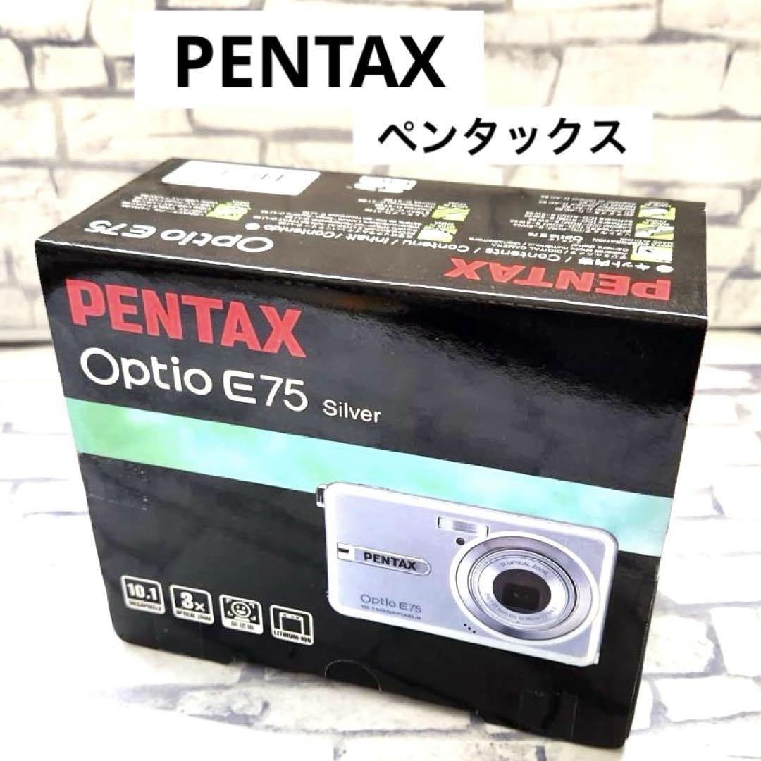 ペンタックス　Optio　E75 Pentax Optio E75 Silver Digital Camera | eBay