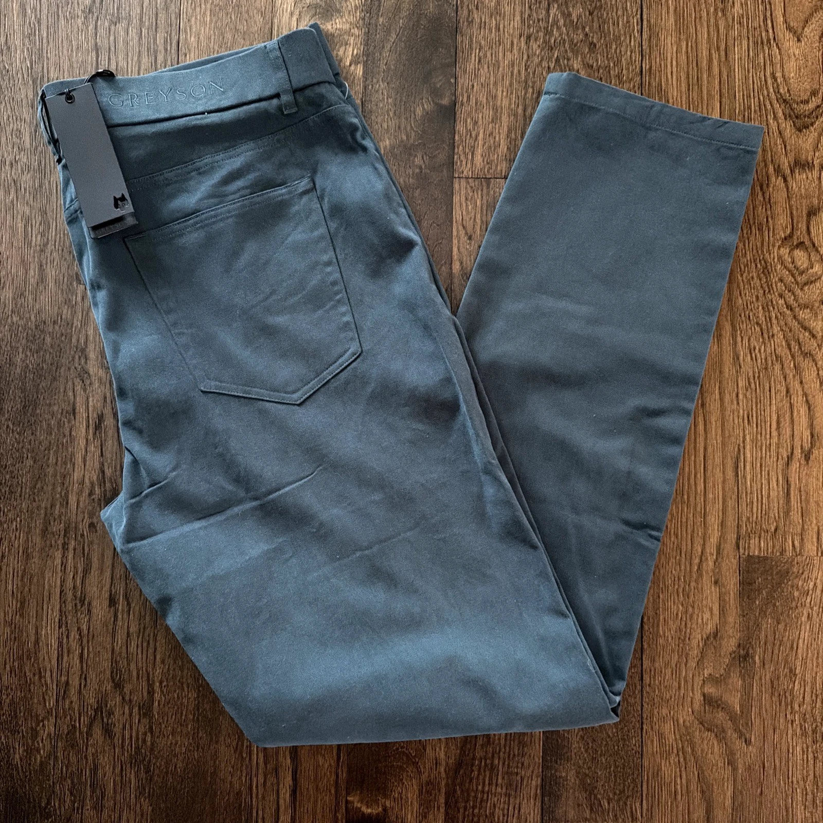 Greyson NWT Men's 36x32 Armonk 5 Pocket Golf Pants Trousers Forest Green NWT$198