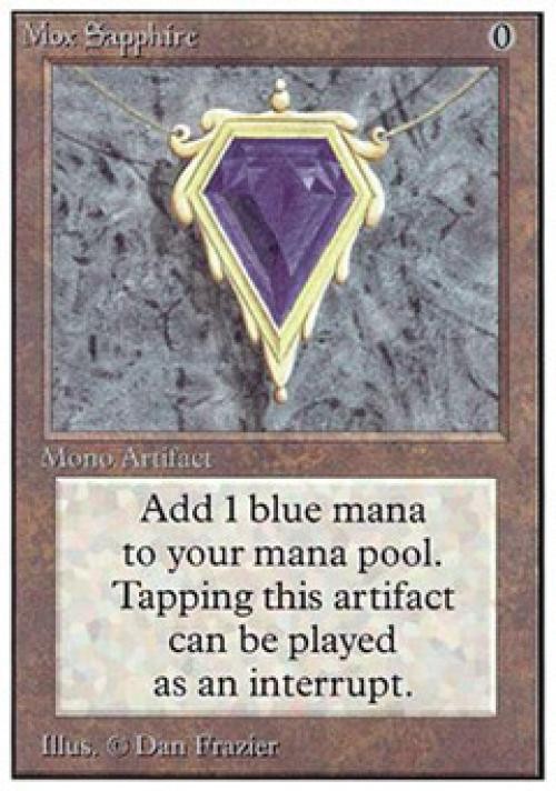 Mox Sapphire - Heavy Play MTG Unlimited