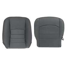 Priprilod Gray Cloth Driver Side Bottom Top Lean Back Replacement Seat Cover