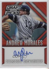 2014 Prizm Perennial Draft Picks Prospect Signatures Red Andrew Morales Auto 0f8