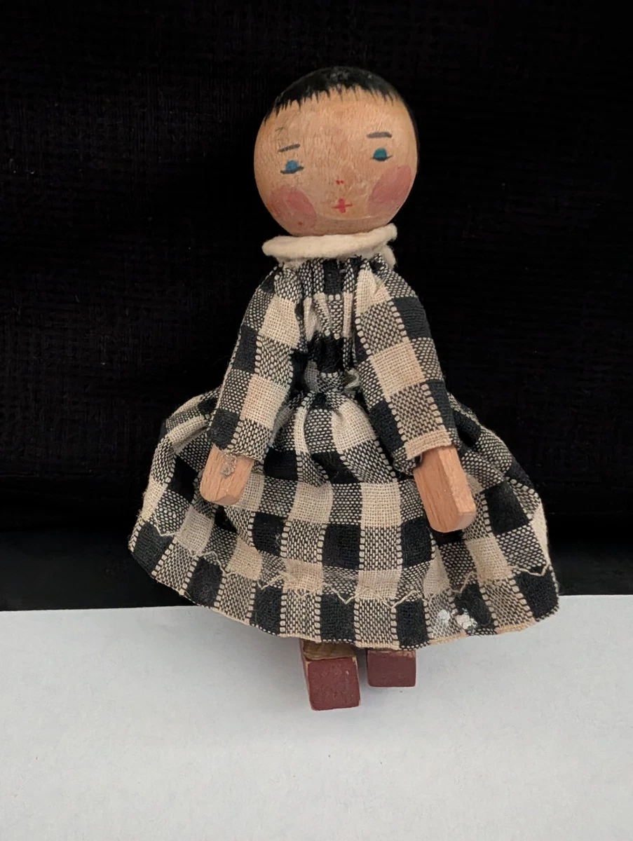 Antique Peg Doll Indiana Antique Wood Dolls for sale | eBay