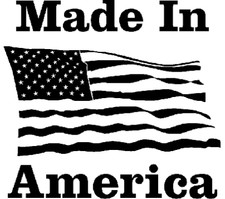 Made In America Flag Decal