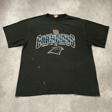 Vintage 2004 Carolina Panthers Conference Champions Shirt Size XL 2000S NFL 90s