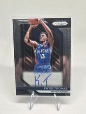 2018-19 Panini Prizm Rookie Signatures Silver Prizm Khyri Thomas RC Auto #RS-KYT