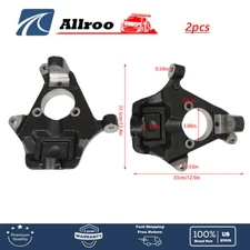 NEW 2" Drop Lowering Spindles For 07-17 Chevy Silverado GMC Sierra 1500 2WD 4WD