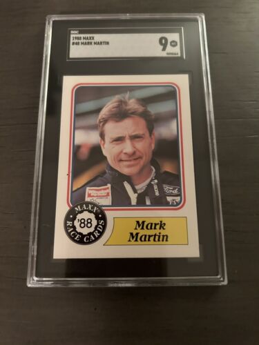 MARK MARTIN SGC GRADED 9 MAXX COLLECTOR CARD NASCAR