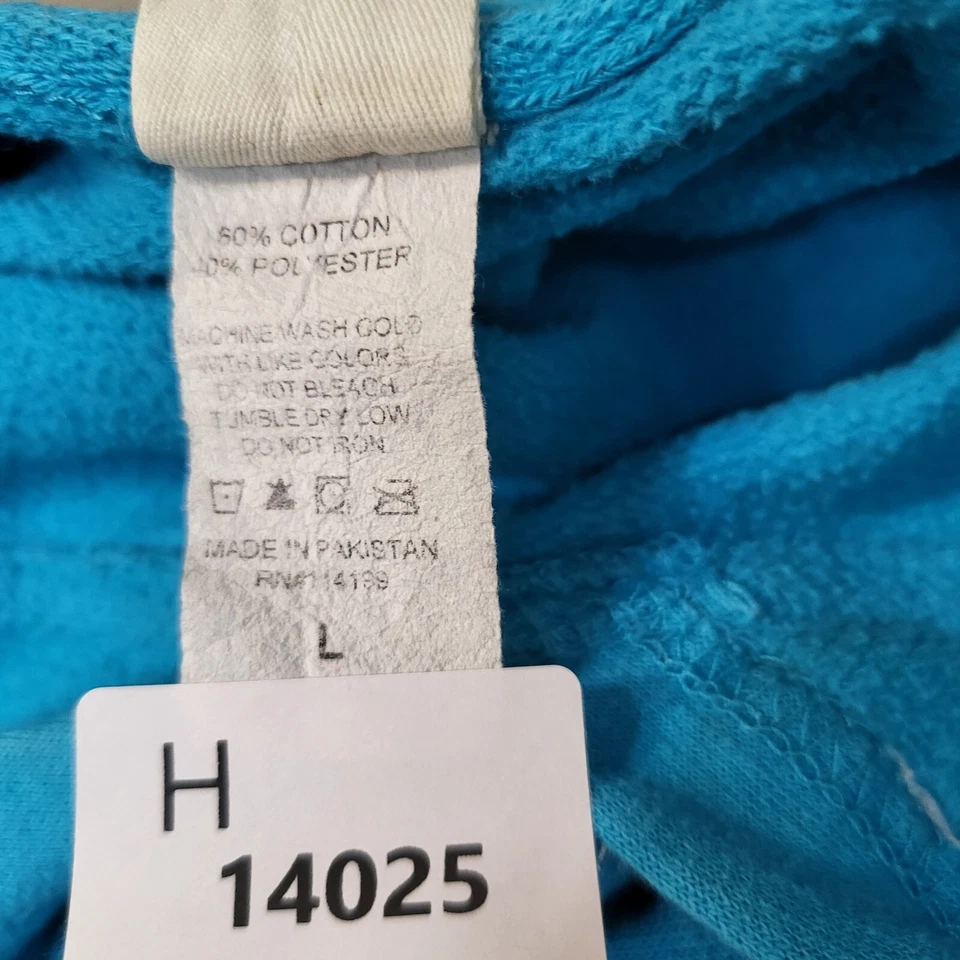 Roxy Women Sweatshirt Large Blue Hoodie Logo Embroidered Pullover - Image 2 of 4