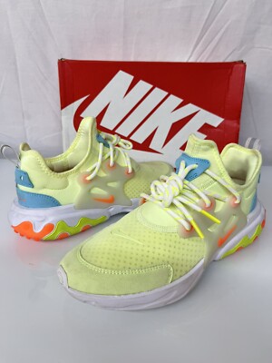 Nike React Presto Running Shoes BQ4002-700 Youth Size 7 Barely Volt (GS)