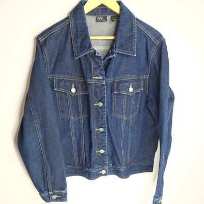 ジャケット・アウター STAMPED DENIM JACKET DARK BLUE L DENIM_TRUCKER_JACKET_430