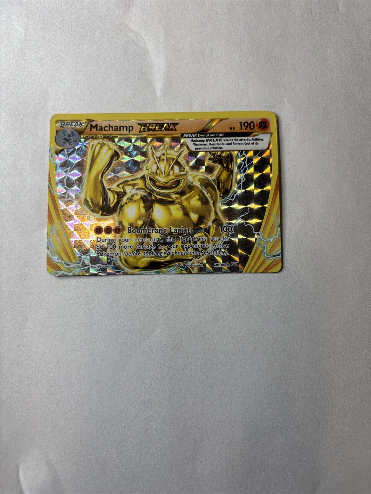 Machamp BREAK 60/108 XY Evolutions NM Ultra Rare Pokemon Card