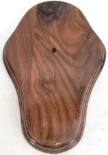 Wood 12" x 7.75" Skull Head Horns Antler Hunting Taxidermy Mount Plaque