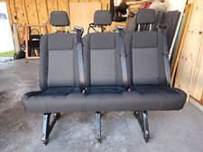 2022 Ford Transit Van Black Triple Seats