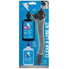 White Lightning BIKE CHAIN CLEAN & LUBE KIT with THE GRUNGE BRUSH Bicycle Care