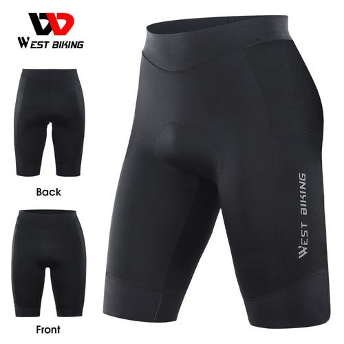 WEST BIKING Hombres Pro Ciclismo Pantalones Cortos Montar Transpirables Acolchados Bicicleta Pantalones Cortos Medias - Imagen 4 de 12