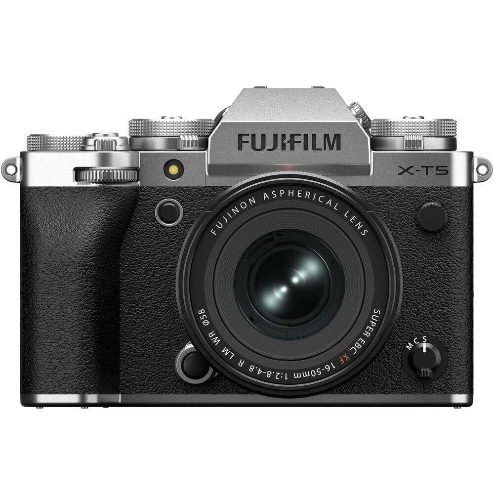 Fujifilm X-T5 Mirrorless Camera with XF 16-50mm Lens Silver Bundle