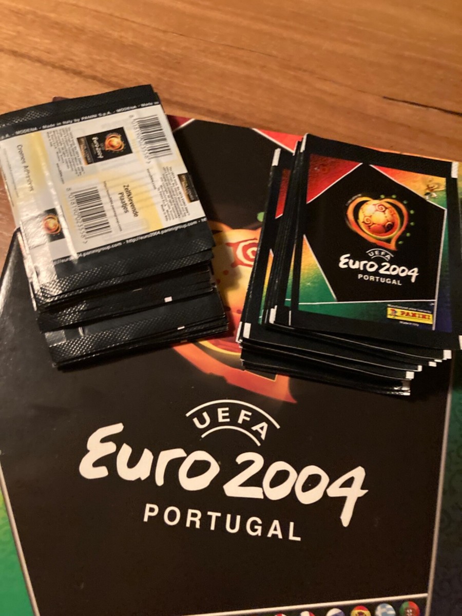 2004 Panini UEFA EURO Portugal sealed (5) sticker pack | eBay