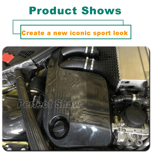 Carbon Motorabdeckung Abdeckung Engine Cover für BMW F80 M3 F82 F83 M4 2014-2019 - Picture 3 of 13