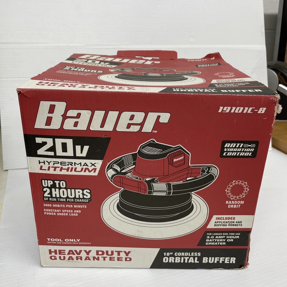 Bauer Tools 19101C B 20V 10