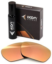 Polarized IKON Replacement Lenses For SPY Blok Sunglasses Rose Gold Mirror