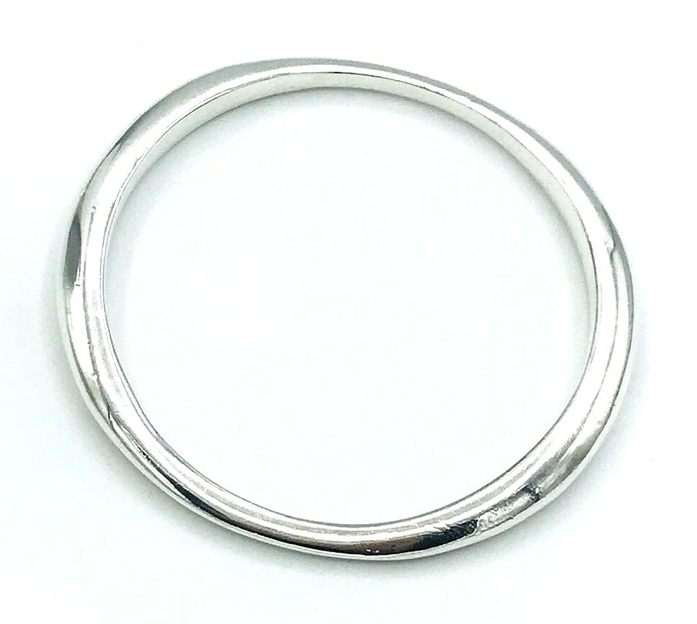Vintage Solid 925 Sterling Silver Stacker Bangle … - image 7