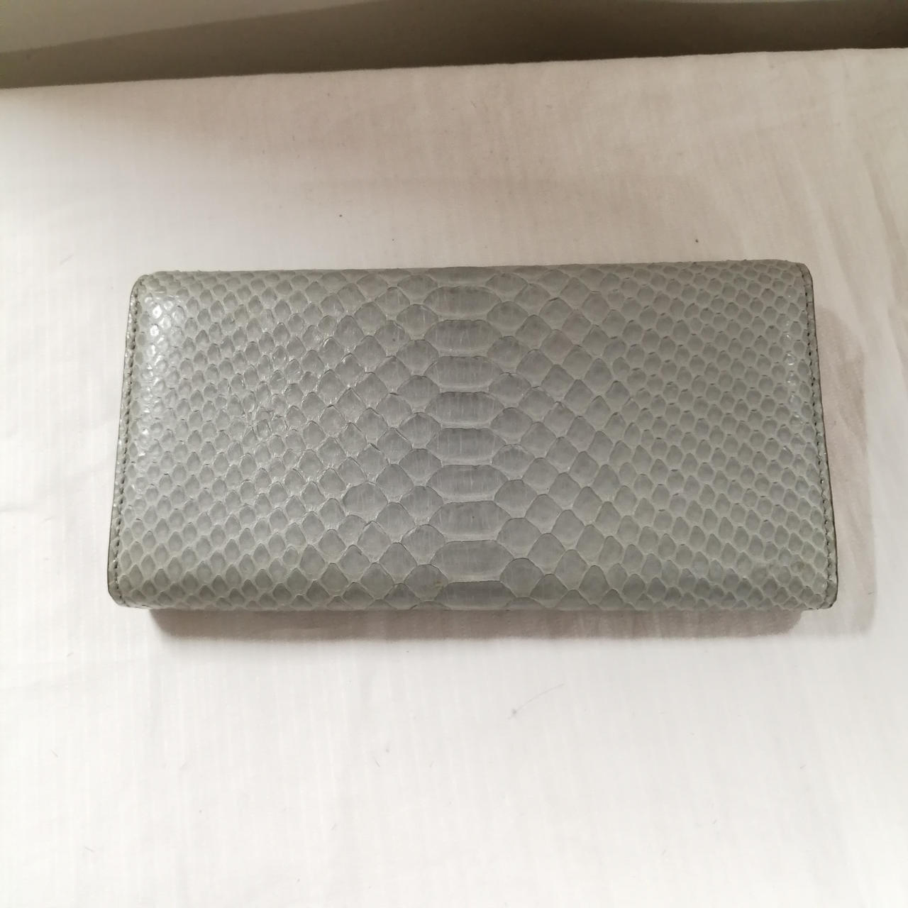 Bally L.Gry/Snake/Dirty Flap Long Wallet - image 2
