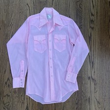 Tru-West Rockmount Ranch Wear Shirt Mens Small With Pearl Snaps