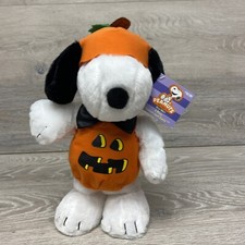 Dan Dee Animated Snoopy Pumpkin Halloween Dancing Walking 12" Peanuts VIDEO