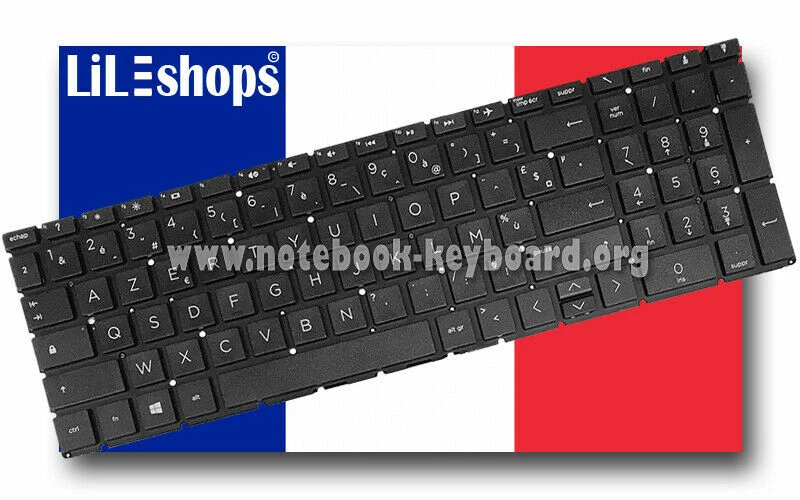 Clavier Fr Orig. HP 17-by1009nf 17-by1011nf 17-by1012nf 17-by1013nf 17-by1014nf - Photo 1/1