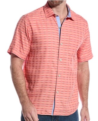 Tommy Bahama Coconut Point ISLAND ZONE PIXEL PARADISE CAMP SHIRT $128
