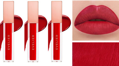 3 Evelier MUSE Raspberry Red Hydrating Long-Lasting Lipgloss Lip Gloss Lipstick