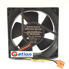For MATSUSHITA ASF80380001 Cooling fan 5V 0.5 A 80 80 25MM Free delivery