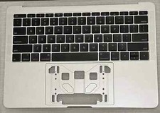 Macbook Pro 13" A1708 Upper Top Case palmrest US Keyboard 661-07946 Silver