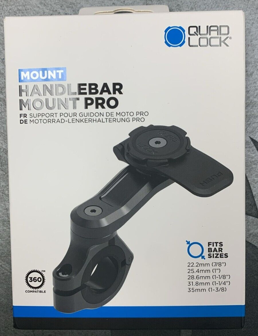 Quad Lock Mount Handlebar Mount Pro QLM-HBR-PRO 9348943018968 | eBay