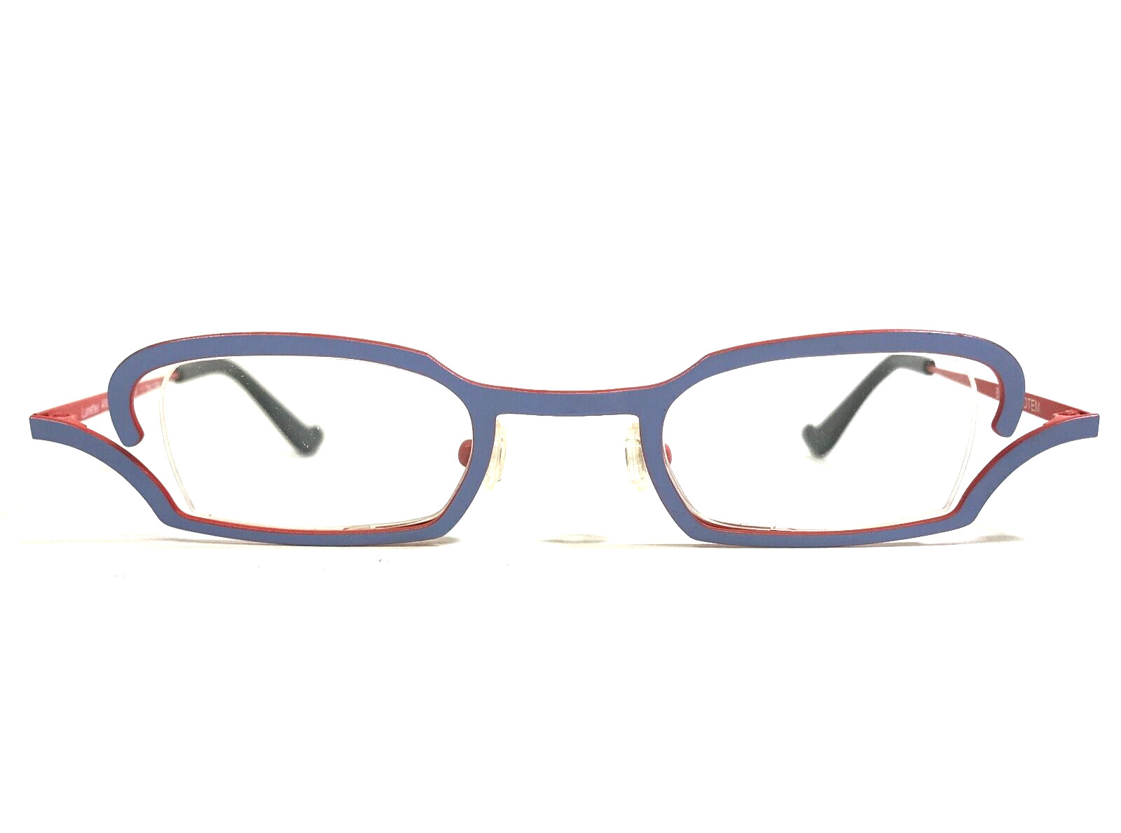 Оправа для очков Anne et Valentin B59 Totem Матовая сине-красная полуободка 38-23-140