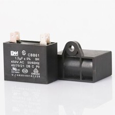 Cbb61 Air Conditioning Capacitor 450V Fan Capacitor New Starting Capacitor