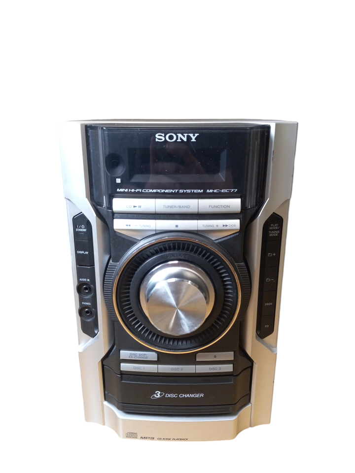 Sony Compact Disc Receiver HCDEC77 Mini Audio System 3 Disc CD Changer