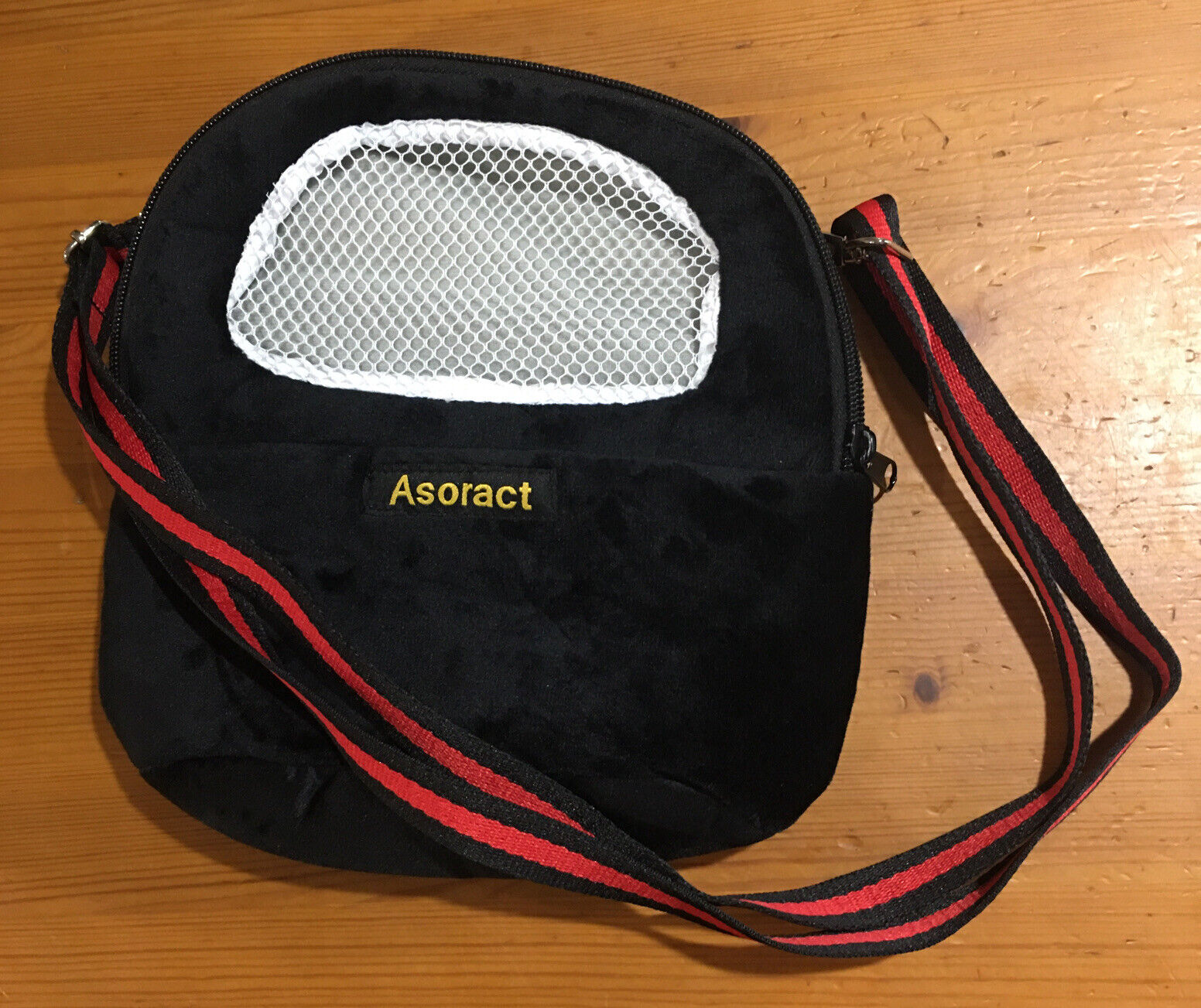 Asoract Small Pet Carrier Bag, Black (OPEN)