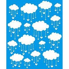 Cloud 6 3/4 x 8 1/4 in : Diy Reusable Laser Stencils 17x21cm Durable Airbrush
