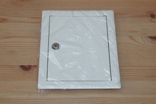 Upmann Revisionstür 15/20 cm Softline mit Zylinderschloss weiß #20561