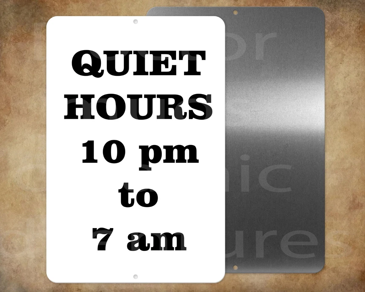 Quiet Hours Sign quiet-hours-sign