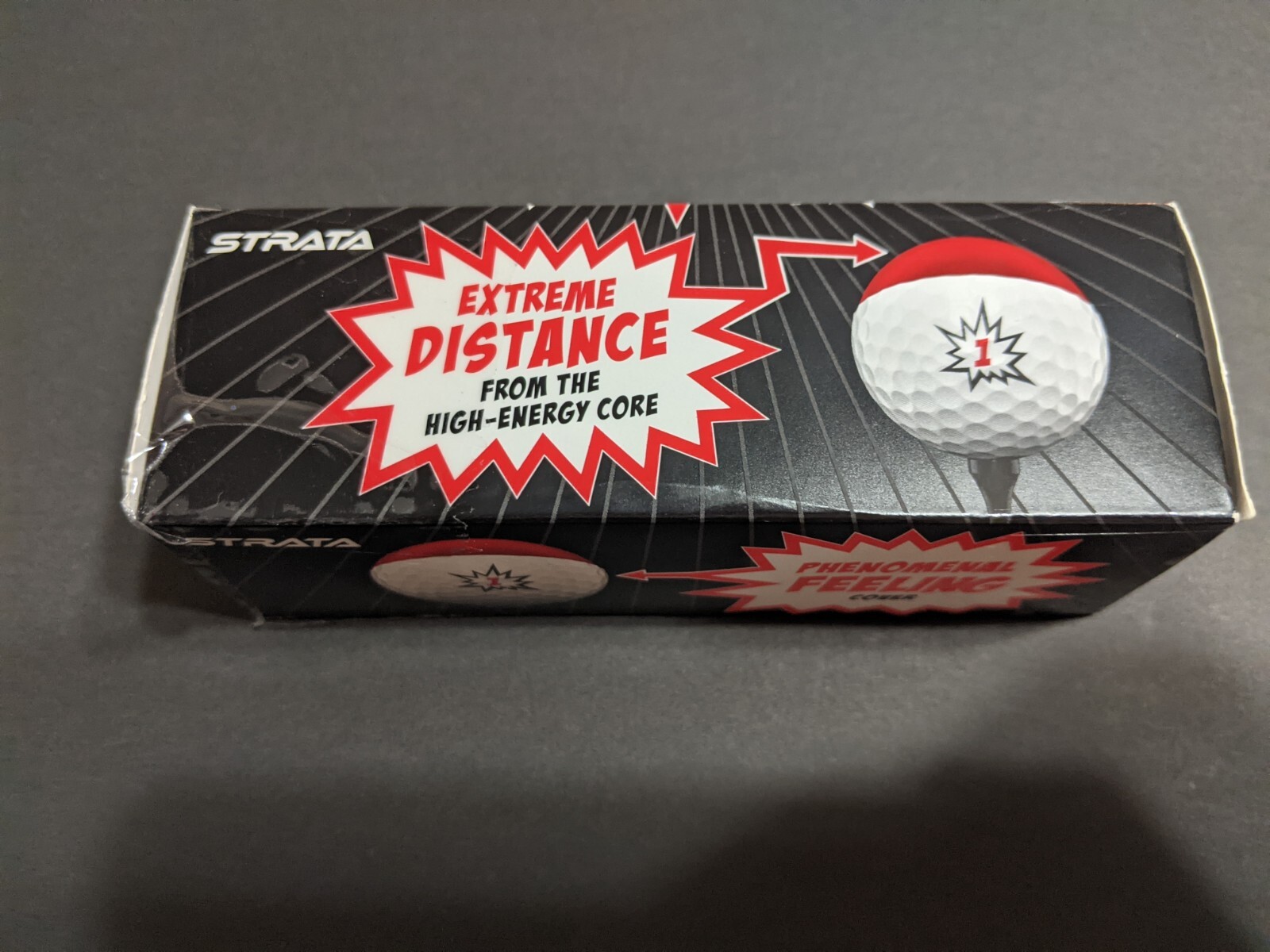 Strata BOOM Extreme Distance Golf Balls 1 Pack of 3 White eBay